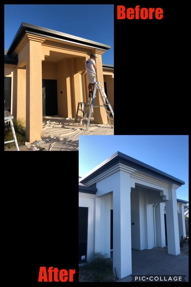 exterior painted